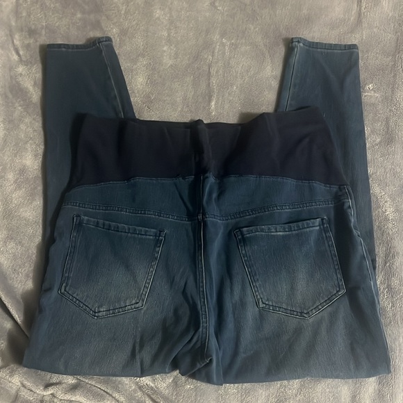 Paisley Sky Maternity Stretchy Jeggings XL - Picture 3 of 4